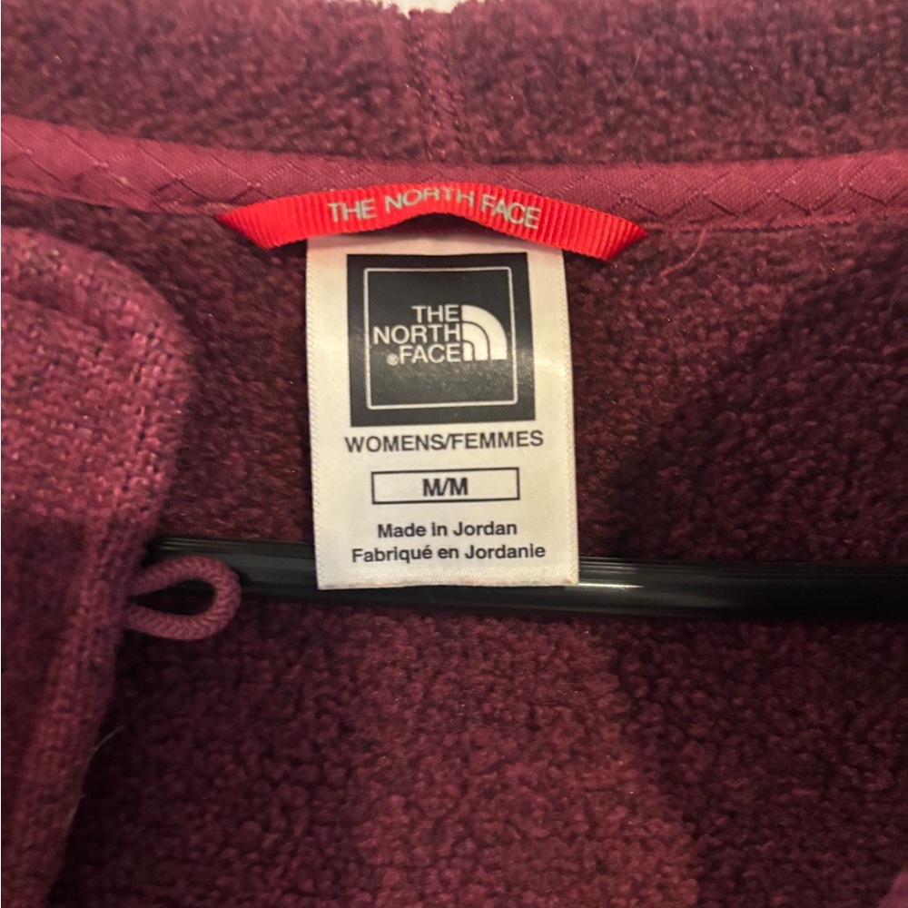 The North Face Women's Burgundy Hooded Sweater - Picture 4 of 4